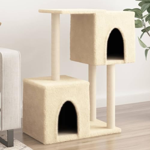 Rantry Katzenbaum mit Kratzbaum aus Sisal Creme 86 cm, Katzenspielzeug, Katzenspielzeug, Kratzbaum für Katzen, Kratzbaum Rantry Katzenbaum mit Kratzbaum aus Sisal Creme 86 cm, Katzenspielzeug, Katzenspielzeug, Kratzbaum für Katzen, Kratzbaum von Rantry