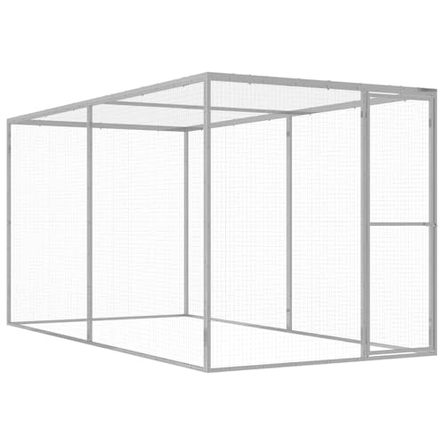 Rantry Katzenk?fig 3x1,5x1,5 m Verzinkter Stahl Katzenk?fig Model146357 von Rantry