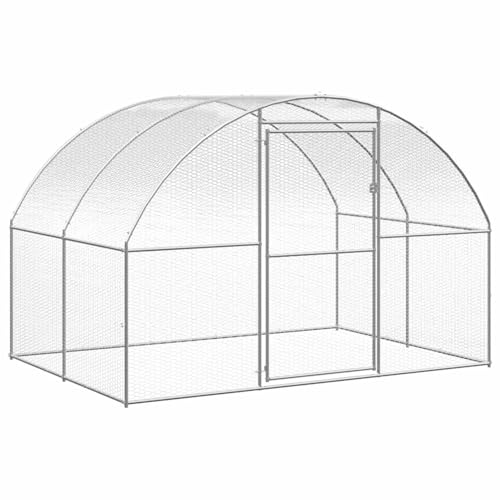Rantry Outdoor-Hühnerstall 3x2x2 m Verzinkter Stahl Hühnerstall Model171463 von Rantry