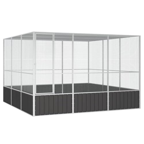 Rantry Vogelk?fig Anthrazit 302,5x324,5x211,5 cm Verzinkter Stahl Vogelh?uschen Model171550 Rantry Vogelk?fig Anthrazit 302,5x324,5x211,5 cm Verzinkter Stahl Vogelh?uschen Model171550 von Rantry