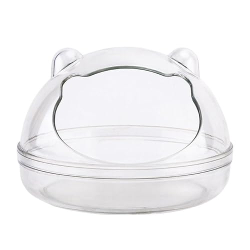Badesandbehälter Für Hamster Kunststoff Badezimmer Transparente Box Badespielzeug Zubehör Für Kleintiere Hamster Badezimmer Sandkasten Haus von Ranuw