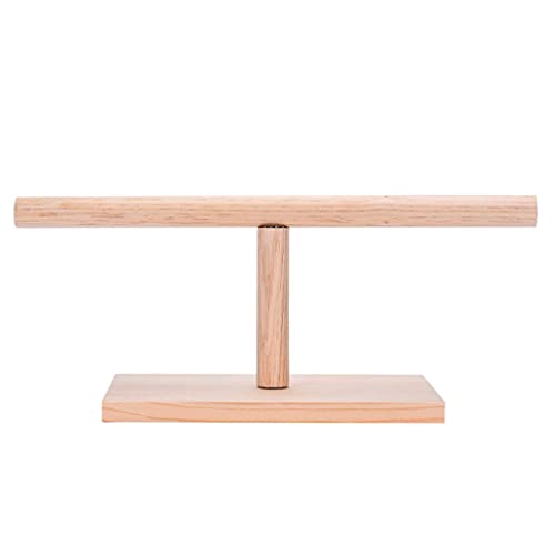 Hühner-Holzständer, Naturholz, Tischstange mit Basis, Trainingsstange, Schleifspielzeug für große Vögel, Käfigzubehör, Papageienholz-Sitzstangen für große Vögel Hühner-Holzständer, Naturholz, Tischstange mit Basis, Trainingsstange, Schleifspielzeug für große Vögel, Käfigzubehör, Papageienholz-Sitzstangen für große Vögel von Ranuw