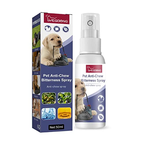 Ranuw Hund Kein Kauen Spray Hund Schützen Möbel Anti-Gnawing Spray Verhaltenstraining Hilfe Couch Protector Pet Training Spray Für Hunde von Ranuw