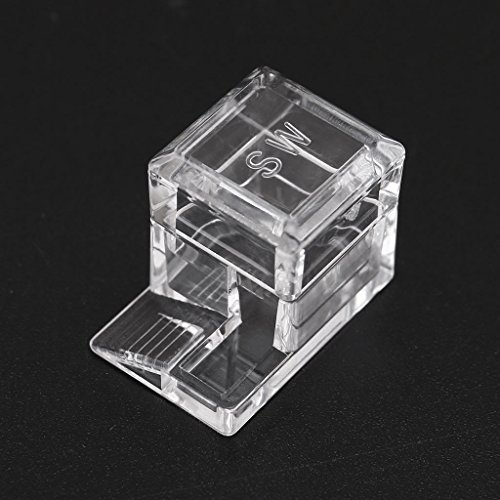 Transparentes Acrylnest Kleine Futterbox Kunststoff Schloss Nistbehälter für kleine Haustiere Futterspender für automatische von Ranuw