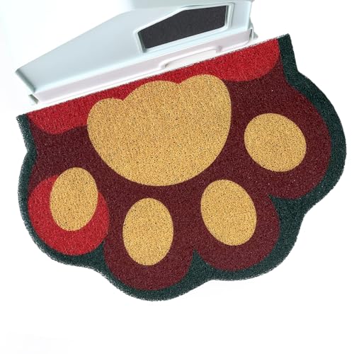 Rarenut Katzentoilettenmatte, 61 x 40,6 cm, Katzentoilettenmatte, weich zu den Katzenpfoten, leicht zu reinigen, rutschfest, Haustierzubehör, Fußmatten – Rot / Grün, 60 x 40 cm Rarenut Katzentoilettenmatte, 61 x 40,6 cm, Katzentoilettenmatte, weich zu den Katzenpfoten, leicht zu reinigen, rutschfest, Haustierzubehör, Fußmatten – Rot / Grün, 60 x 40 cm von Rarenut