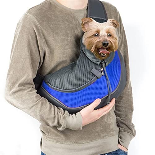 Hüfttasche für Hunde, kleine Größe, verstellbarer Schultergurt, waschbar, für Reisen, waschbar, für Katzen, Hunde, Welpen, Kaninchen (L, über 4-10 Pfund) von Rarihem