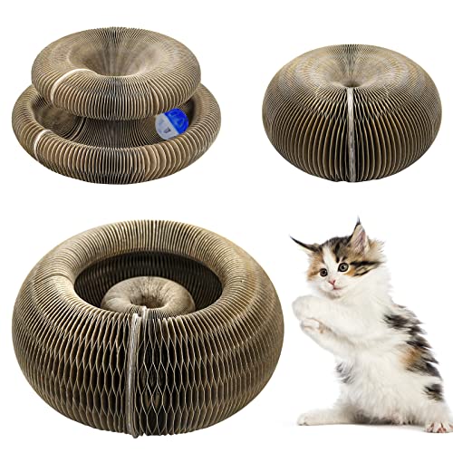 Magic Organ Cat Scratching Faltbarer Kratzbaum für Katzen interaktiv mit Spielzeugball Schutz für Teppiche und Sofas 20 x 20 x 11 cm Magic Organ Cat Scratching Faltbarer Kratzbaum für Katzen interaktiv mit Spielzeugball Schutz für Teppiche und Sofas 20 x 20 x 11 cm von Rarihem