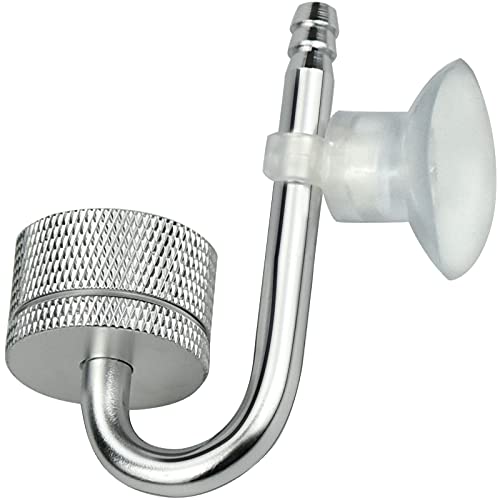 Rarihem CO2-Diffusor für Aquarium, U-förmiger CO2-Diffusor aus Aluminium für Aquarium - 24 mm, Silber von Rarihem