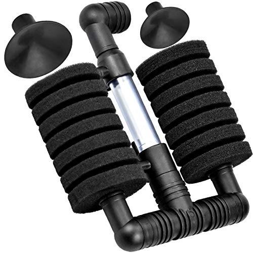 Rarihem Filter für Aquarium Doppelfilter Filter Schwamm Biochemischer Schwamm Luftfilter für Aquarium Doppelfilter Schwamm Keramik für Süß- und Meerwasseraquarien Rarihem Filter für Aquarium Doppelfilter Filter Schwamm Biochemischer Schwamm Luftfilter für Aquarium Doppelfilter Schwamm Keramik für Süß- und Meerwasseraquarien von Rarihem