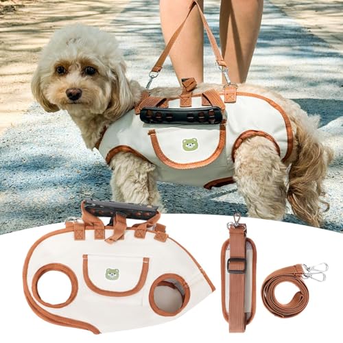 Hunde -Rucksack | Einstellbare Hundeliftgurt Mit Griff Zum Heben Für Kleine Und Mittlere Katzen Hunde, Für Campingplatz, Radfahren, Reisen, Ausflüge, Entspannung Hunde -Rucksack | Einstellbare Hundeliftgurt Mit Griff Zum Heben Für Kleine Und Mittlere Katzen Hunde, Für Campingplatz, Radfahren, Reisen, Ausflüge, Entspannung von Ratpzou