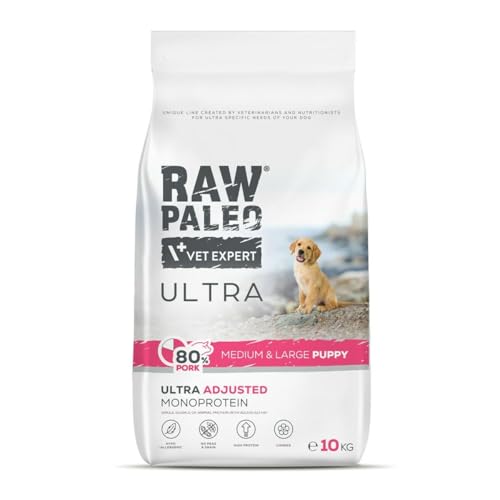 RAW PALEO Ultra Pork Medium&Large Puppy 10kg mit Schweinefleisch für Welpen ra von Raw Paleo