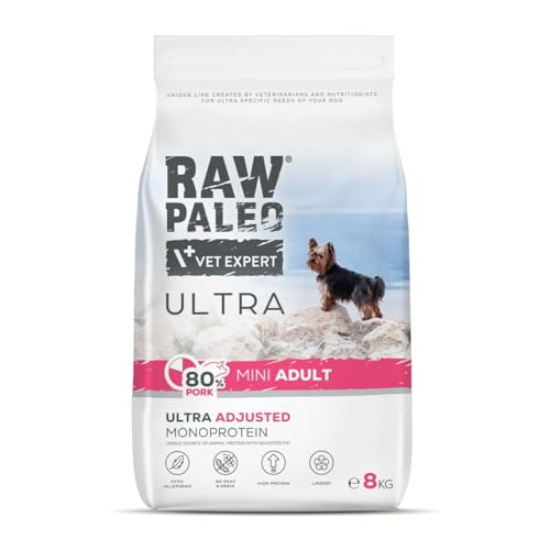 RAW PALEO Ultra Pork Mini Adult 8kg mit Schweinefleisch für erwachsene Rassen hat von Raw Paleo