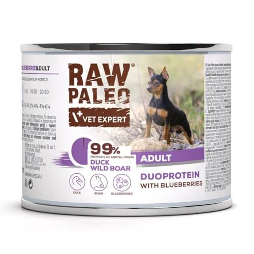 RAW Paleo Duck&Boar Adult 200g Erwachsene Hunde-Nass Duoprotein k RAW Paleo Duck&Boar Adult 200g Erwachsene Hunde-Nass Duoprotein k von Raw Paleo