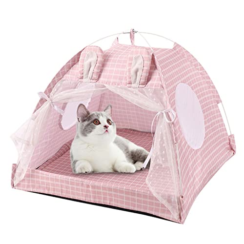 Cat Tent Teepee, Puppy Cave Nest Bed,Removable Pet House for Small Medium Cats and Dog, Dog Tents, Washable Tent for Pets von Raxove