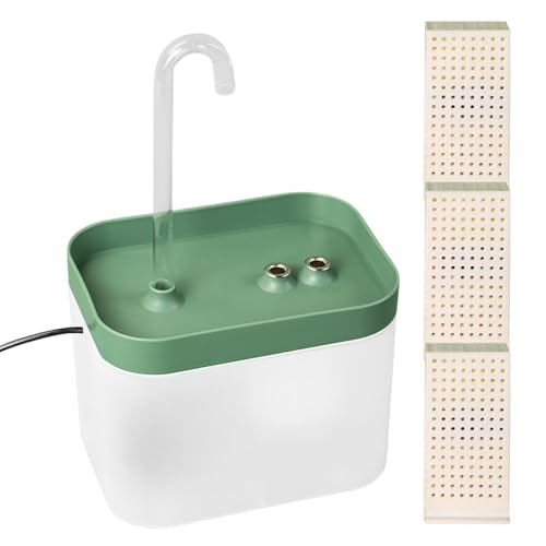Katzen-Wasserspender – Wasserhahn Haustierbrunnen – 400 g Wasserspender mit Papierbox, multifunktionaler Katze Hund Automatischer Wasserbrunnen für kleine Haustiere Katzen und Hunde, Haustierzubehör von Raxove
