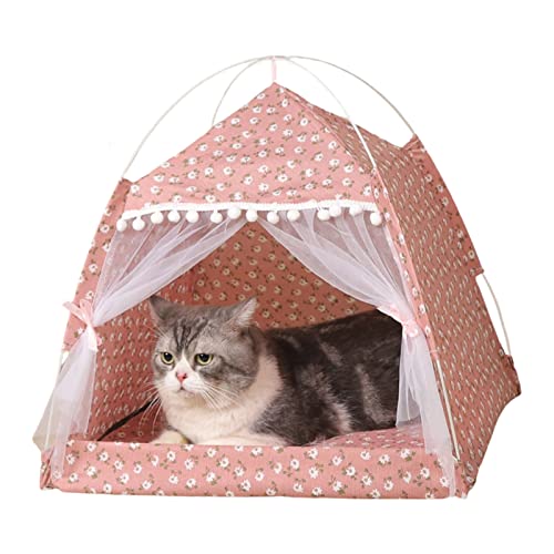 Katzenbetten für den Innenbereich, faltbares Katzenhöhlenhaus, Outdoor, tragbares Katzen- und Hundezelt zum Schlafen, Haustiere schöne Zelte & Häuser Nest, atmungsaktives Netzzelt für kleine Katze & Katzenbetten für den Innenbereich, faltbares Katzenhöhlenhaus, Outdoor, tragbares Katzen- und Hundezelt zum Schlafen, Haustiere schöne Zelte & Häuser Nest, atmungsaktives Netzzelt für kleine Katze & von Raxove