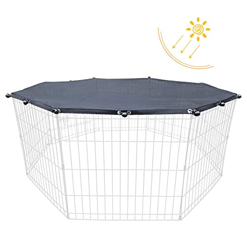 Laufgitter für Hunde, 8 Paneele, Netz-Sonnenschutz für Haustierkäfig, faltbar, regenfest, für Welpen, Kaninchen, ausbruchsicherer Schutz Laufgitter für Hunde, 8 Paneele, Netz-Sonnenschutz für Haustierkäfig, faltbar, regenfest, für Welpen, Kaninchen, ausbruchsicherer Schutz von Raxove