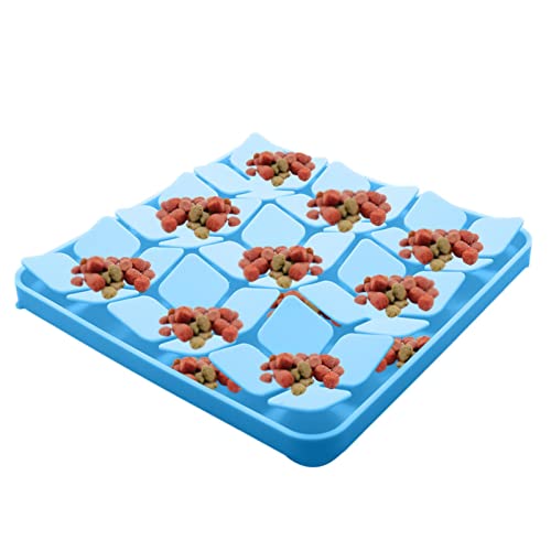 Leckmatten für Hunde, innovatives sicheres und harmloses Design, Puzzle-Spielzeug mit Slow Food Pad für Hunde aus Silikon, stressreduzierendes Welpenfutter, Snuffl-Matte von Raxove