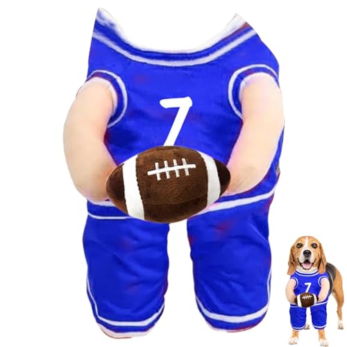 Raxove Basketballspieler-Kostüm für Hunde, Sport-Outfit, Cosplay-Kleidung für Hunde, lustige, verstellbare Träger, Haustier-Sporttrikot für kleine und mittelgroße Hunde Raxove Basketballspieler-Kostüm für Hunde, Sport-Outfit, Cosplay-Kleidung für Hunde, lustige, verstellbare Träger, Haustier-Sporttrikot für kleine und mittelgroße Hunde von Raxove