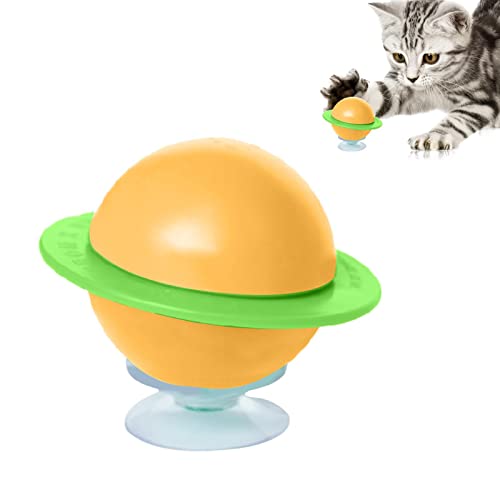 Raxove Catnip Balls für Katzenwand,Essbare Ballspielzeuge für Katzen - Interaktives süßes Snack-Süßigkeitsspielzeug für Kätzchen, leckbarer Zuckerball, Haustierbedarf von Raxove