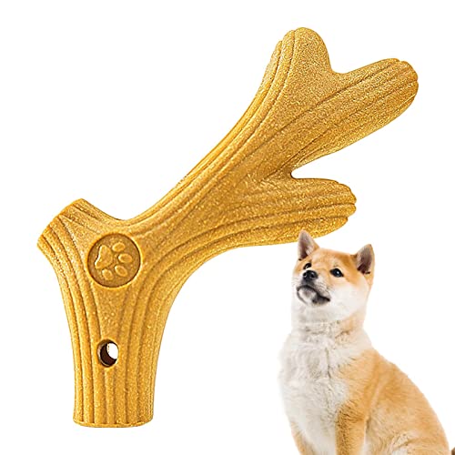 Raxove Geweihe für Hunde | Unzerstörbares Hundespielzeug aus Holz - Quietschender Hund mittlerer Rasse, Hundespielzeug, Robustes, langlebiges Hundespielzeug von Raxove