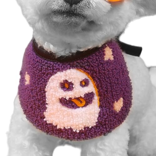 Raxove Halloween Hund Halstuch, Halloween Hund Schal - Verstellbare Hunde Bandana Welpen Bandana - Halloween Haustier Lätzchen mit Bandana Halsband von Raxove