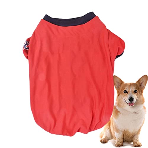 Raxove Hund Muskel-Shirt,Weiche, atmungsaktive Hundebekleidung - Sommer-Haustier-T-Shirts für kleine und mittelgroße Haustiere, Katzen, Chihuahuas, Teddys, 5 Stile von Raxove