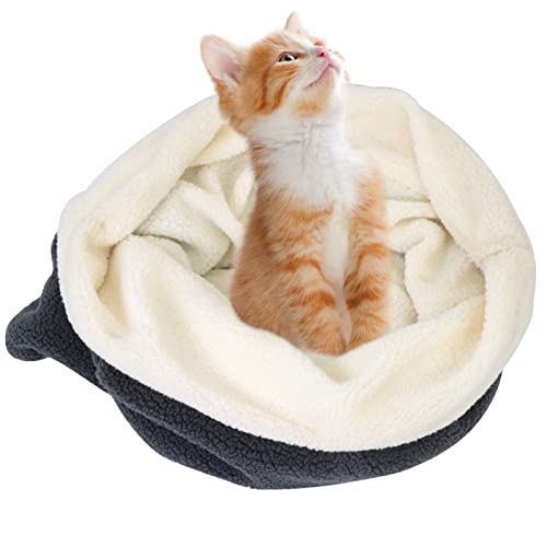 Raxove Katzenbett Höhle, bequemer Katzenschlafsack, Haustierschlafbett, waschbar, weiches Fleece-Höhlenbett für den Winter, warmes Bettnest für Katzen, Kätzchen, Welpen Raxove Katzenbett Höhle, bequemer Katzenschlafsack, Haustierschlafbett, waschbar, weiches Fleece-Höhlenbett für den Winter, warmes Bettnest für Katzen, Kätzchen, Welpen von Raxove