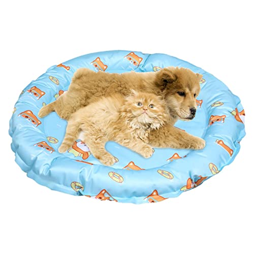 Raxove Katzenkühlmatte, Haustier-Kühlkissen-Decke, waschbare Haustier-Eismatte, Kühlkissen, wiederverwendbare Hundeunterlage für kleine, mittelgroße und große Hunde & Katzen, Eisseide für Raxove Katzenkühlmatte, Haustier-Kühlkissen-Decke, waschbare Haustier-Eismatte, Kühlkissen, wiederverwendbare Hundeunterlage für kleine, mittelgroße und große Hunde & Katzen, Eisseide für von Raxove