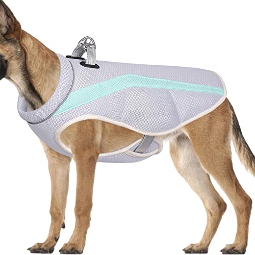 Raxove Kühljacke für Hunde | Kühlweste für Hunde | Sommer-Kühljacke für Haustiere, tragbare ärmellose Sonnenschutzweste für Hunde für das Training im Freien, kleine mittelgroße Hunde von Raxove