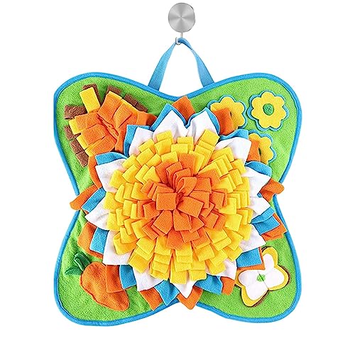Raxove Pet Snuffle Matte für Hunde, rutschfeste Unterlage für Hunde, interaktives Futter für Leckerlis, Kaninchen für Hunde, S Raxove Pet Snuffle Matte für Hunde, rutschfeste Unterlage für Hunde, interaktives Futter für Leckerlis, Kaninchen für Hunde, S von Raxove