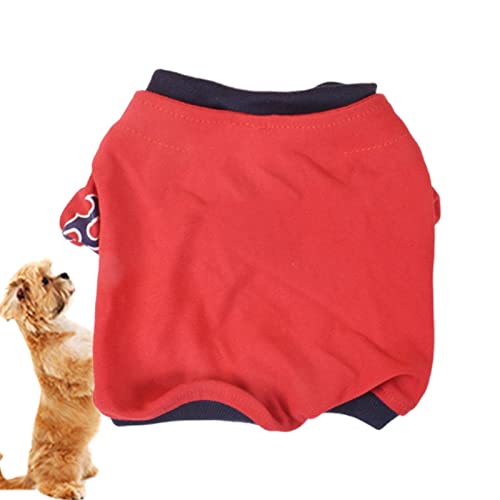 Raxove Sommerkleidung für Hunde | Atmungsaktives Hundeoutfit mit lustigen Buchstaben | Coole Welpenhemden, Frühling und Sommer, kleine Hundehemden für kleine Hunde, Jungen, 5 Stile von Raxove