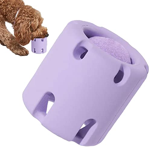 Raxove Tennis-Trommel-Hunde-Puzzle, verschleißfester Tennisball, Hundespielzeug, bissfest, Hundespielzeug für den Innenbereich, Hundespielzeug, Zahnspielzeug Raxove Tennis-Trommel-Hunde-Puzzle, verschleißfester Tennisball, Hundespielzeug, bissfest, Hundespielzeug für den Innenbereich, Hundespielzeug, Zahnspielzeug von Raxove