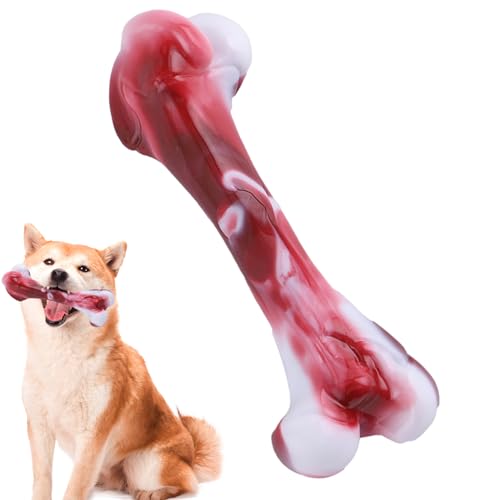 Raxove Unzerstörbares Kauspielzeug für Hunde, Hundespielzeug für Aggressive Kauer - Robustes Kauknochen für Hunde, unzerstörbares Hundespielzeug - Langlebiges Hundeknochen-Spielzeug zum Zahnen von von Raxove