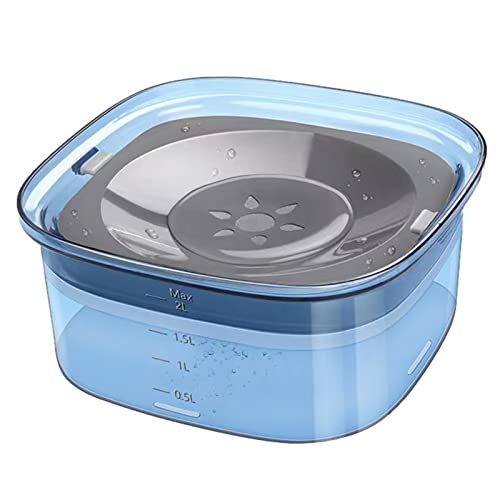 Raxove Wassernapf für Hunde, Anti-Spritzer-Wassernapf für unordentliche Trinker, 2 l große Kapazität, langsamer Wasserspender, fahrzeuggetragener Haustier-Wasserspender, Reise-Wassernapf für Hunde und Raxove Wassernapf für Hunde, Anti-Spritzer-Wassernapf für unordentliche Trinker, 2 l große Kapazität, langsamer Wasserspender, fahrzeuggetragener Haustier-Wasserspender, Reise-Wassernapf für Hunde und von Raxove