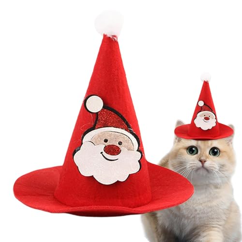 Raxove Weihnachts-Hundemütze, Weihnachtsmütze für Hund, Partyhut Weihnachtsmütze, Feiertagshut, Hundehut, Katzenhüte, spitzer Hut, Cosplay-Kostümzubehör für kleine, mittelgroße und große Katzen und Raxove Weihnachts-Hundemütze, Weihnachtsmütze für Hund, Partyhut Weihnachtsmütze, Feiertagshut, Hundehut, Katzenhüte, spitzer Hut, Cosplay-Kostümzubehör für kleine, mittelgroße und große Katzen und von Raxove