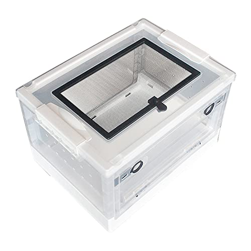 Terrarium für Reptilien, Glas, sicherer und Reptilien-Futterbehälter, transparentes Terrarium für Reptilien, mit Schiebetür oben, Habitat Screen Cage 15119 Zoll Terrarium für Reptilien, Glas, sicherer und Reptilien-Futterbehälter, transparentes Terrarium für Reptilien, mit Schiebetür oben, Habitat Screen Cage 15119 Zoll von Raxove