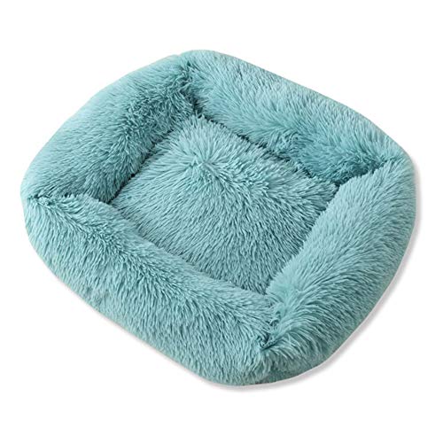 RayMinsin Hunde- und Katzenbett, Plüsch, quadratisch, Haustierhütte für große, mittelgroße und kleine Hunde, Herbst und Winter, schlafende Hundehütte, Katzenhütte, Haustierbedarf (Blau, S) RayMinsin Hunde- und Katzenbett, Plüsch, quadratisch, Haustierhütte für große, mittelgroße und kleine Hunde, Herbst und Winter, schlafende Hundehütte, Katzenhütte, Haustierbedarf (Blau, S) von RayMinsin