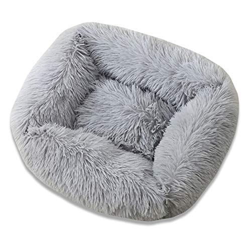 RayMinsin Hunde- und Katzenbett, Plüsch, quadratisch, Haustierhütte für extra kleine, mittelgroße Hunde und Katzen, Herbst und Winter, Schlafhütte, Haustierbedarf (Hellgrau, XS) RayMinsin Hunde- und Katzenbett, Plüsch, quadratisch, Haustierhütte für extra kleine, mittelgroße Hunde und Katzen, Herbst und Winter, Schlafhütte, Haustierbedarf (Hellgrau, XS) von RayMinsin