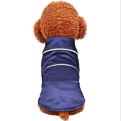 RayMinsin Niedlicher Katzen- und Hunde-Bademantel mit Kapuze, schnelltrocknend, Handtuch, warm und schön. (Blau, XL) von RayMinsin