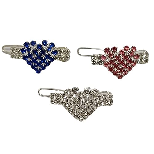 RayMinsino Haarspange für Hunde, langhaarig, mit Kristallen, 3 Stück RayMinsino Haarspange für Hunde, langhaarig, mit Kristallen, 3 Stück von RayMinsino