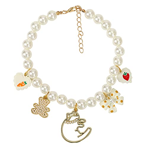 RayMinsino Haustier-Halsband, Perlen-Katzenhalsband, niedlich, für kleine Hunde, Zubehör, Katzenhalsband, Geburtstagsdekoration RayMinsino Haustier-Halsband, Perlen-Katzenhalsband, niedlich, für kleine Hunde, Zubehör, Katzenhalsband, Geburtstagsdekoration von RayMinsino