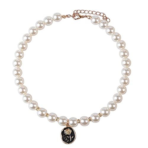 RayMinsino Haustier-Halsband, Perlen-Katzenhalsband, niedliche Welpen-Ornamente, verstellbares Katzenhalsband, Geburtstag, Urlaub, Ornamente RayMinsino Haustier-Halsband, Perlen-Katzenhalsband, niedliche Welpen-Ornamente, verstellbares Katzenhalsband, Geburtstag, Urlaub, Ornamente von RayMinsino