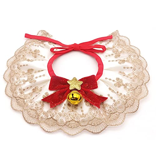 RayMinsino Haustier-Lätzchen aus Spitze für Hochzeit, Schal für Katzen, Teddy, Halstuch, niedlich, Spitze, Lätzchen, Schleife, Schal für kleine Haustiere, Jungen, Mädchen, Katzen, Hunde RayMinsino Haustier-Lätzchen aus Spitze für Hochzeit, Schal für Katzen, Teddy, Halstuch, niedlich, Spitze, Lätzchen, Schleife, Schal für kleine Haustiere, Jungen, Mädchen, Katzen, Hunde von RayMinsino