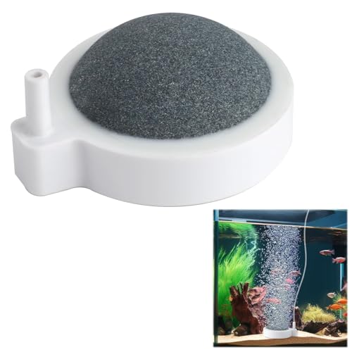 Luftstein Aquarium, Aquarium Nano Bubble Stone - Sauerstoffstein für Aquarien Aquarium Sprudler Sauerstoffpumpe 50mm Blasenstein, für Sauerstoffanreicherung in Aquarien und hydroponischen Systemen Luftstein Aquarium, Aquarium Nano Bubble Stone - Sauerstoffstein für Aquarien Aquarium Sprudler Sauerstoffpumpe 50mm Blasenstein, für Sauerstoffanreicherung in Aquarien und hydroponischen Systemen von Raykce