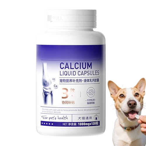 Raypontia Gelenkunterstützung Für Hunde - Kautabletten Für Haustiere - 120 Tabletten Für Seniorenhunde, Katzen Mit Haut- Und Fellpflege von Raypontia
