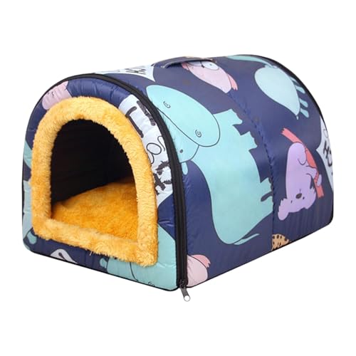 Raypontia Hundehöhlenbett, wasserdichte Hundehütte | Katzenhütte - Waschbares Katzenheim, wasserdichtes Katzenhaus im Freien, Haustierhöhle, Winter-Tierzeltbett, rutschfeste Kätzchenhöhle für Raypontia Hundehöhlenbett, wasserdichte Hundehütte | Katzenhütte - Waschbares Katzenheim, wasserdichtes Katzenhaus im Freien, Haustierhöhle, Winter-Tierzeltbett, rutschfeste Kätzchenhöhle für von Raypontia