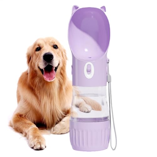 Raypontia Reisenwasserbecher, Hundwasserflasche - 2-in-1-Wasserschüssel mit Lebensmittelbehälter für Welpen | Kleine tierische Outdoor -Vorräte, Haustier -Stoff -Accessoires Gegenstände für kleine von Raypontia