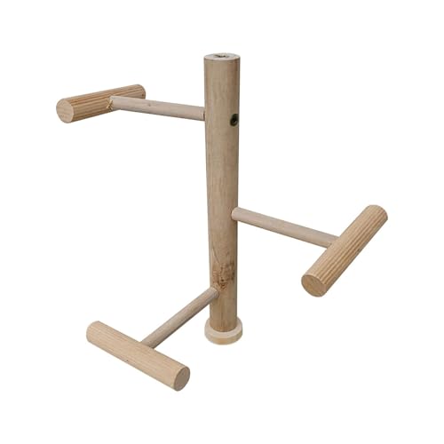 Raypontia Vogeltrainings-Sitzstangenständer, Kletterspielzeug auf stehenden Ästen,Natürliche | Bissfester Vogelständer, multifunktionaler Papageien-Spielständer Raypontia Vogeltrainings-Sitzstangenständer, Kletterspielzeug auf stehenden Ästen,Natürliche | Bissfester Vogelständer, multifunktionaler Papageien-Spielständer von Raypontia