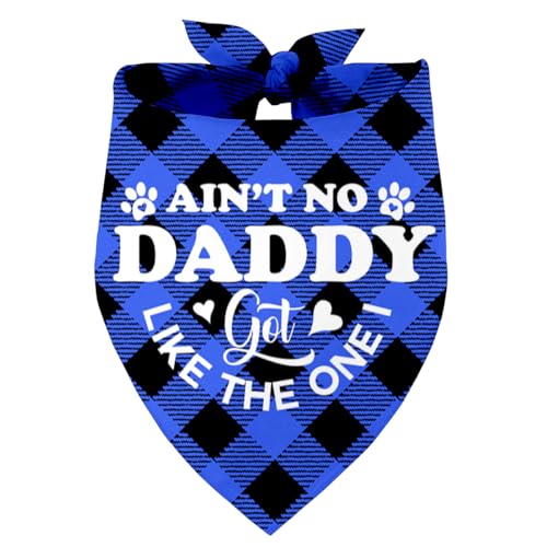 Ain't No Daddy Like The One I Got Dog Bandana, Dad Gift Dog Bandana, Pet Scarf Accessories, Printed Dog Bandanas Gift for Dog Lover Christmas, Father's Day Party, Gift for Small Medium Large Dog (B14) von Razpah